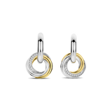 Zirconia Crossover Circle Hoops