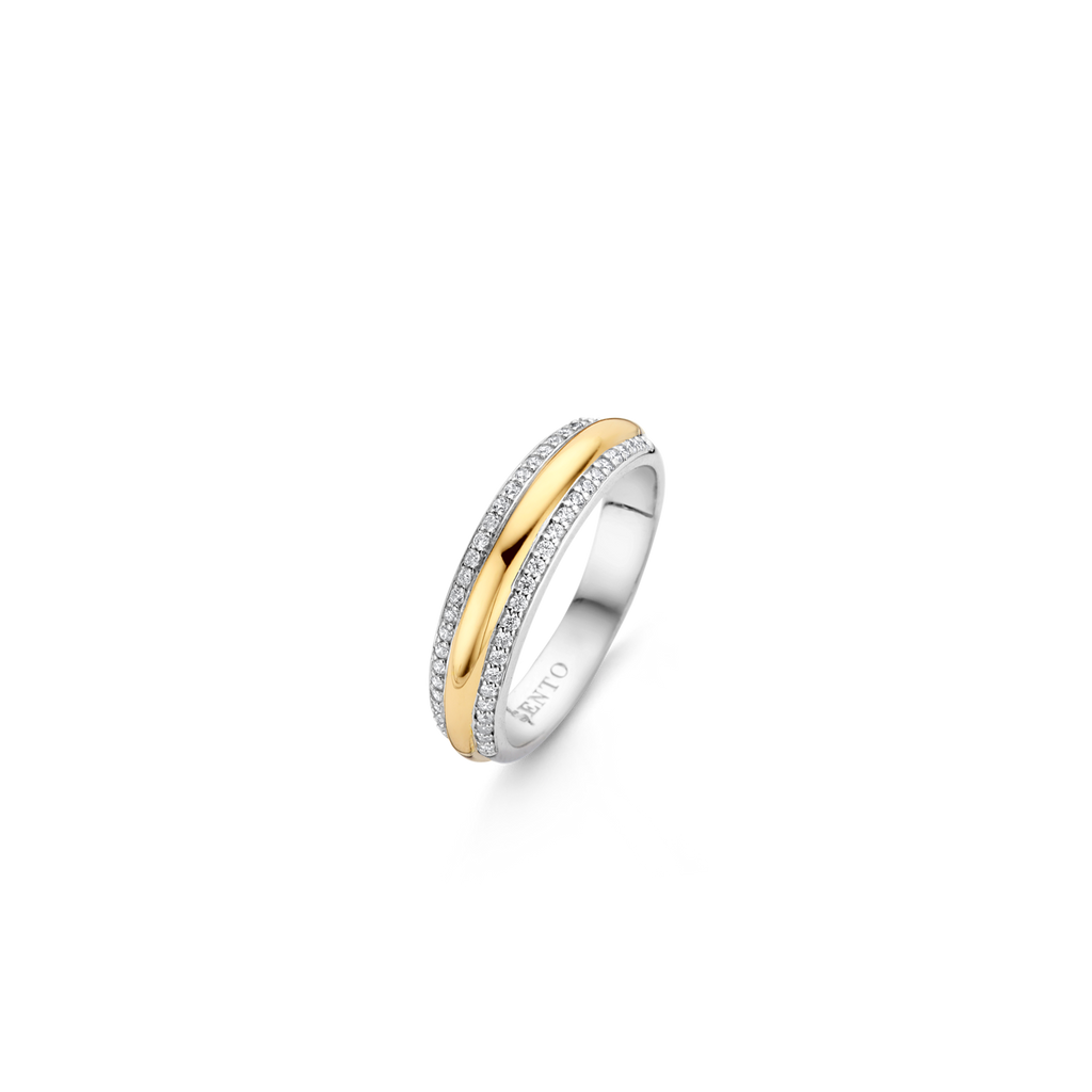 Layered Zirkonia Ring – TI SENTO