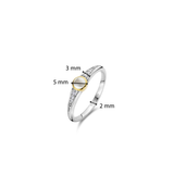 Zirconia Moon Ring