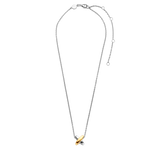 Bicolor Cross Necklace