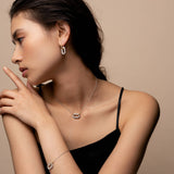 Signature Open Zirconia Necklace