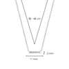 TI SENTO Necklace 3979ZI