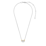 Coffee Bean Zirconia Necklace