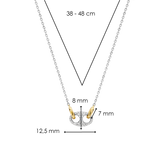 Coffee Bean Zirconia Necklace