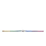 Multi Colour Tennis Necklace