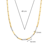 Vintage Zirconia Chain Necklace