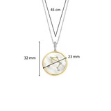Zodiac Necklace with pendant - Libra