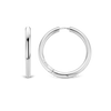 TI SENTO Oversized hoops - 7782SI