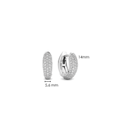 Stardust Small Tennis Hoops 14mm