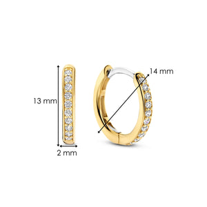 TI SENTO Small Hoops - 7812ZY