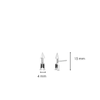 TI SENTO Earrings 7820BO
