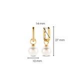 Pearl Charm Earrings