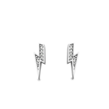 Lightning Zirconia Earrings