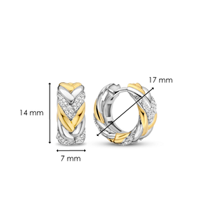 TI SENTO Medium Hoops - 7884ZY