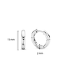 TI SENTO Small Hoops - 7889SI