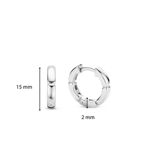TI SENTO Small Hoops - 7889SI