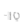TI SENTO Small Hoops - 7889ZI