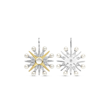 Star Pearl Hoops