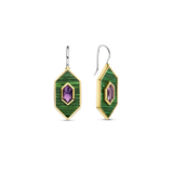 Emerald Cosmic Earrings