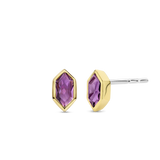 Purple Gem Earrings