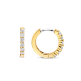 Tennis Small Hoops 14mm