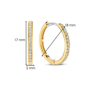 TI SENTO Medium Hoops - 7959ZY