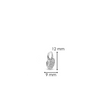 TI SENTO Ear Party Charm 9182ZI_H