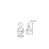 TI SENTO Ear Charms 9183ZI