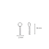 TI SENTO Ear Charms 9246ZI