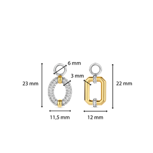 TI SENTO Pendenti per orecchini 9260ZY